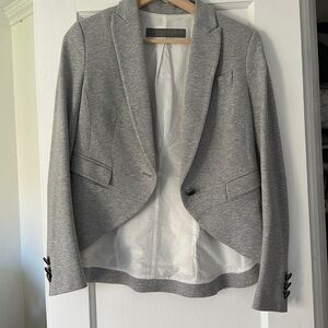 Zara grey knit blazer